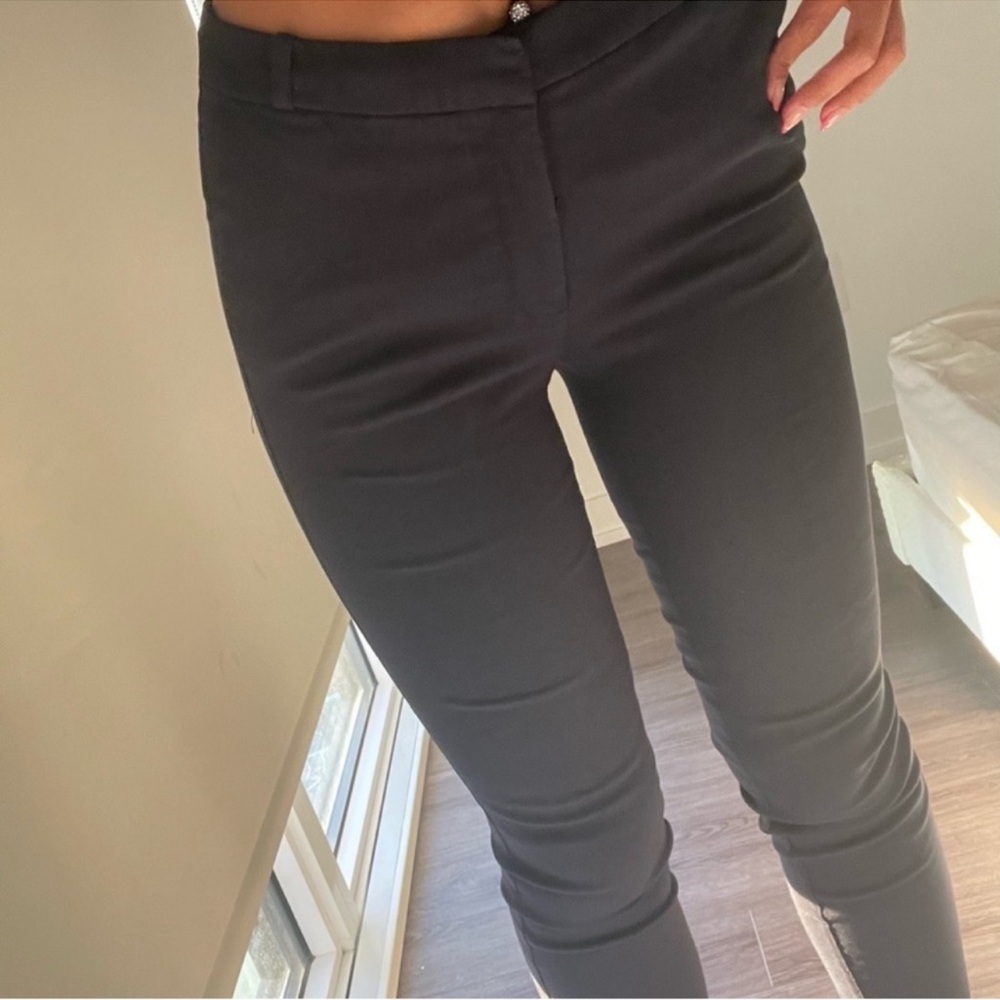Mango navy ankle trousers EUR 36 us size 6